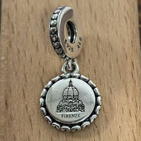 Pandora Firenze Santa Maria del Fiore Charm Pendant, S925 Silver Bracelets - Picture 1 of 4